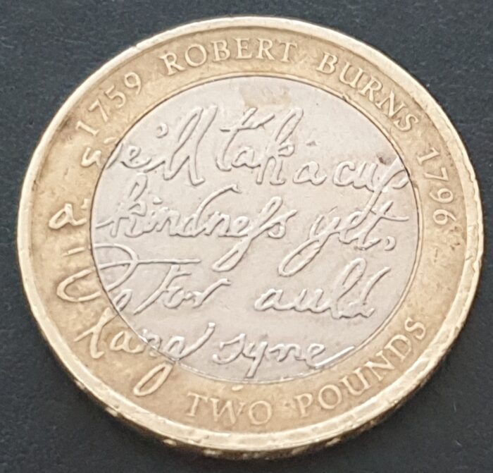 GB 2009 £2 Robert Burns Circulated Coin