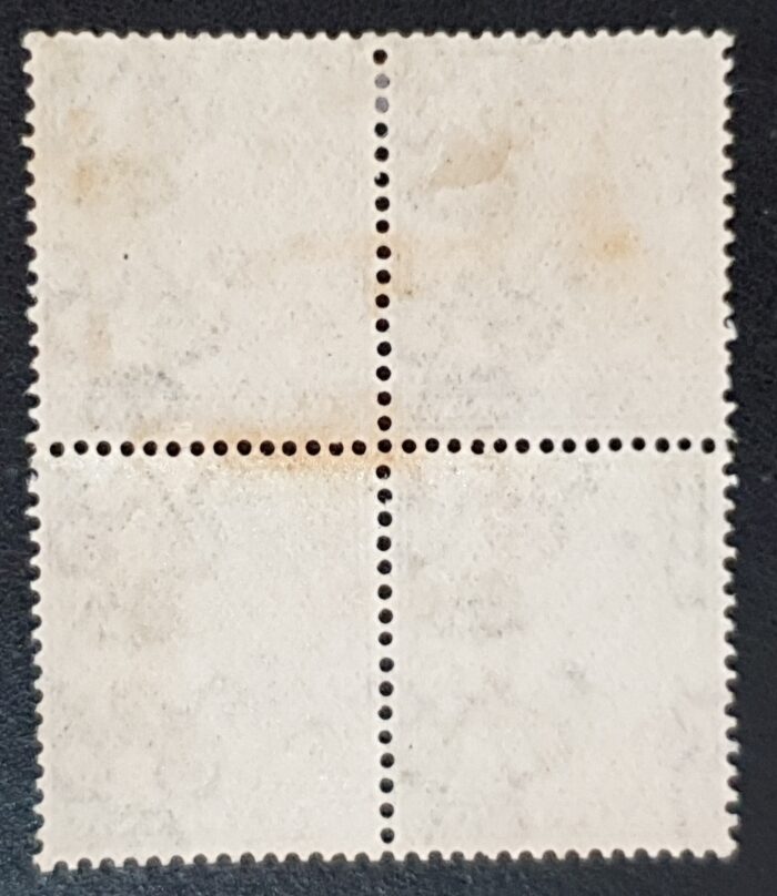 Great Britain King George V SG351wi SPEC N14(1), ½d green Wmk. Inverted Block of 4 M/M - Image 2