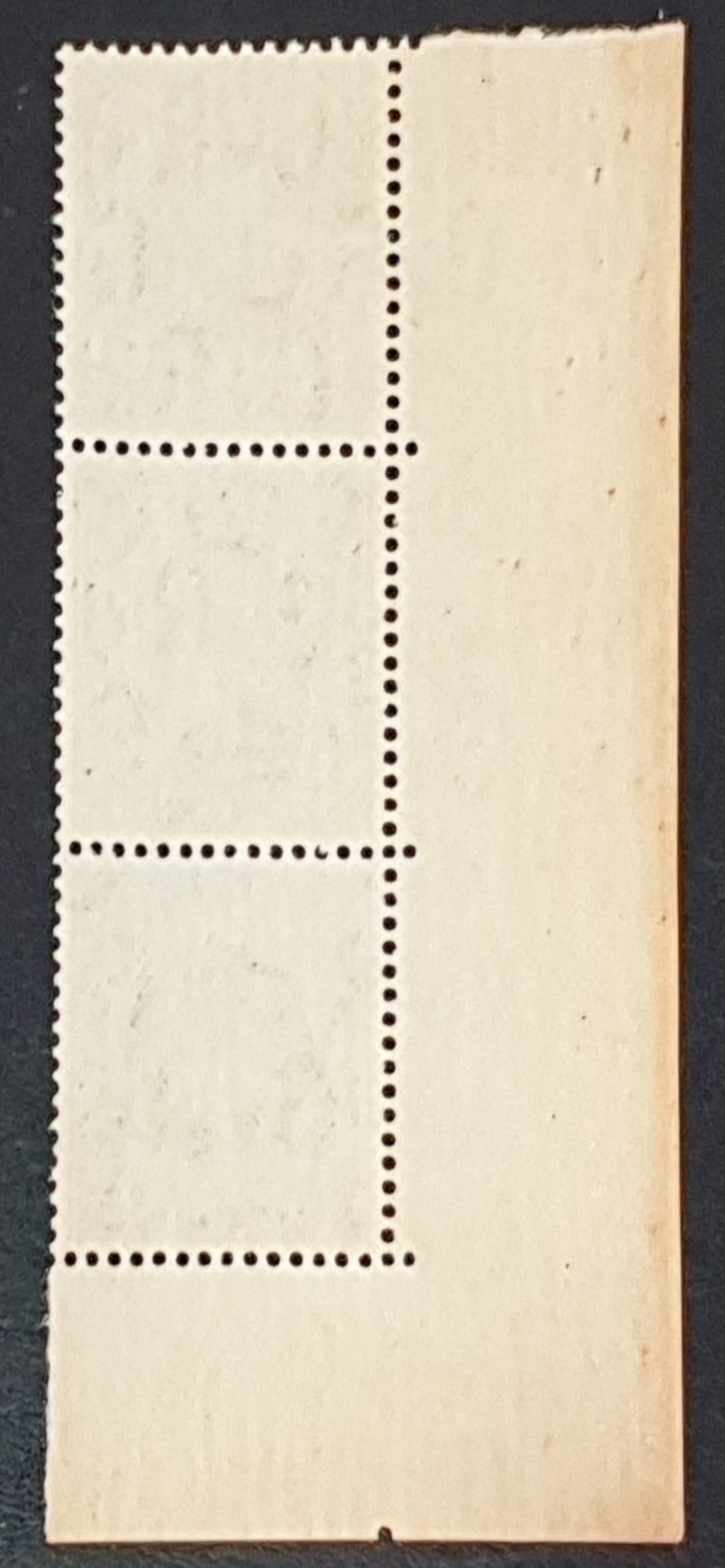 Great Britain King George V SG439 N47 ½d Green CONTROL Y36 CYL. 42 N/Dot Strip of 3 LMM - Image 2