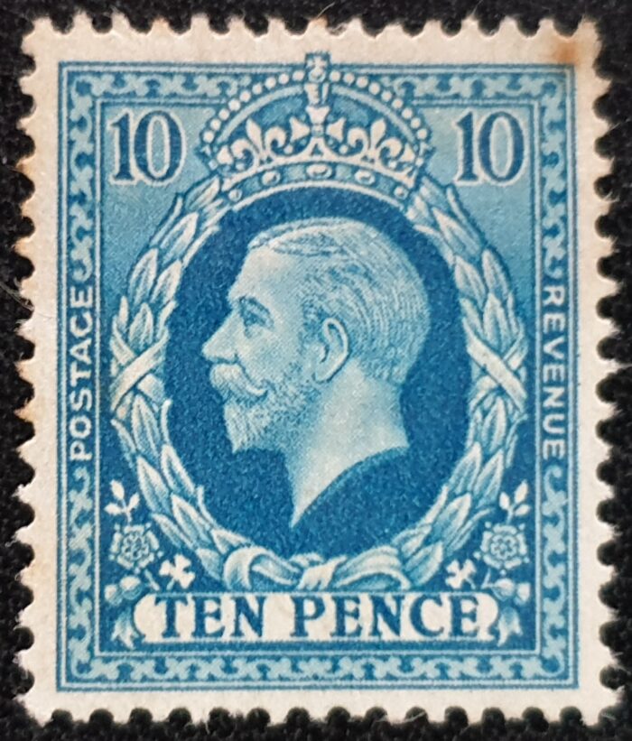 Great Britain King George V 1936 SG448 10d turquoise-blue M/M