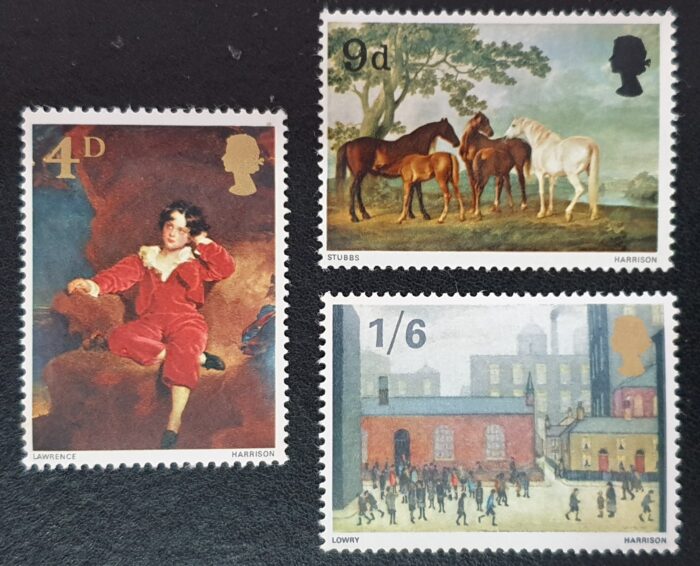 Great Britain Queen Elizabeth II 1967 'British Paintings' SG748/50 Set of 3 MNH