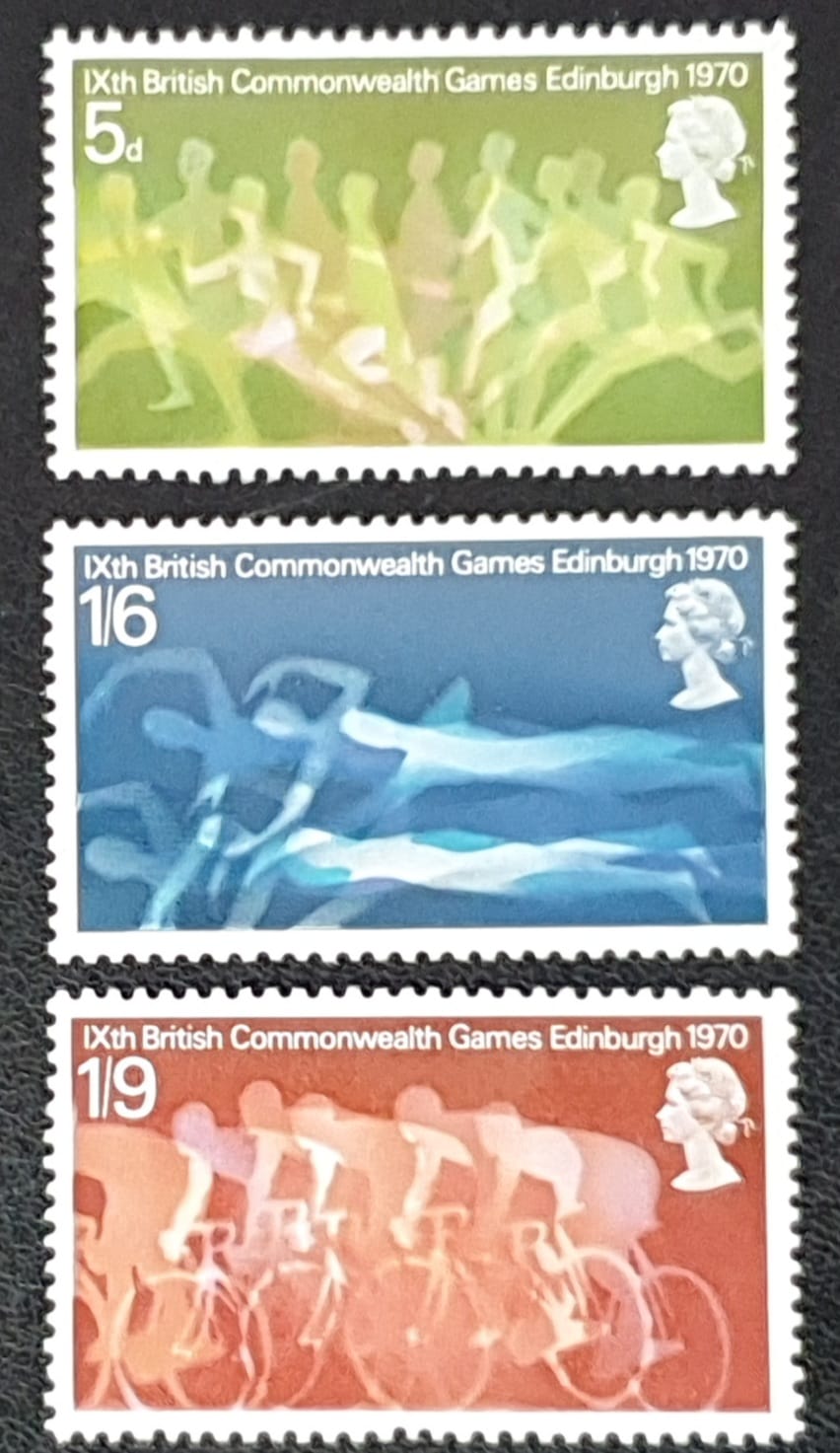 Great Britain Queen Elizabeth II 1970 'Commonwealth Games' SG832/4 Set of 3 MNH