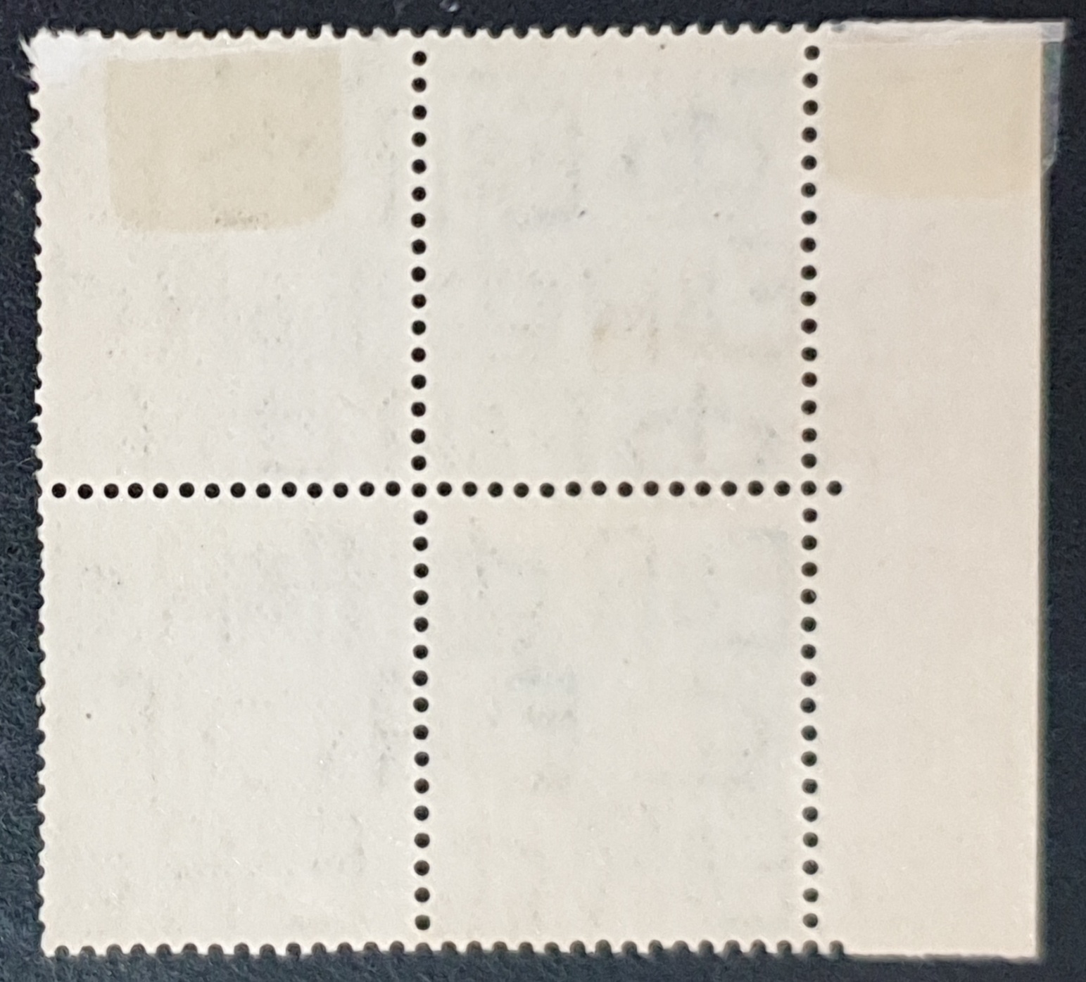 Great Britain King Edward VIII 1936 SG457 ½d. green Block of 4 Control A36 Cyl.10 Dot LMM - Image 2