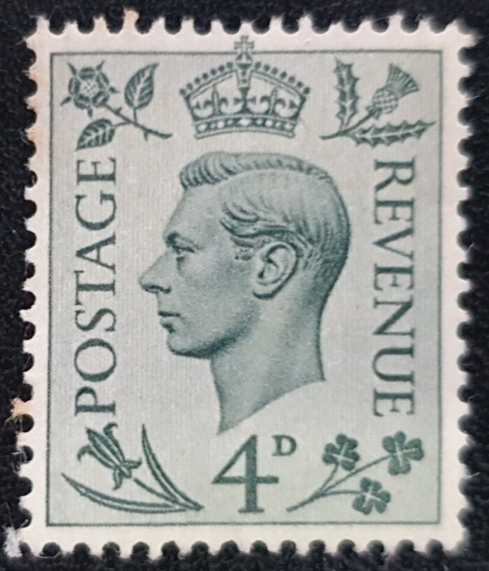 Great Britain King George VI 1938 SG468 4d grey-green LMM