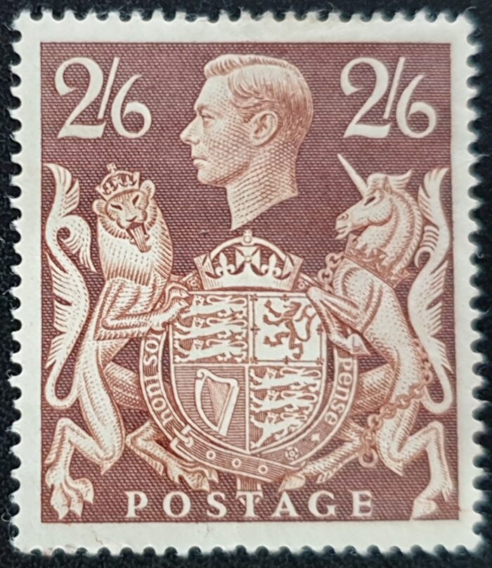 Great Britain King George VI 1939 SG476 2s.6d. brown M/M