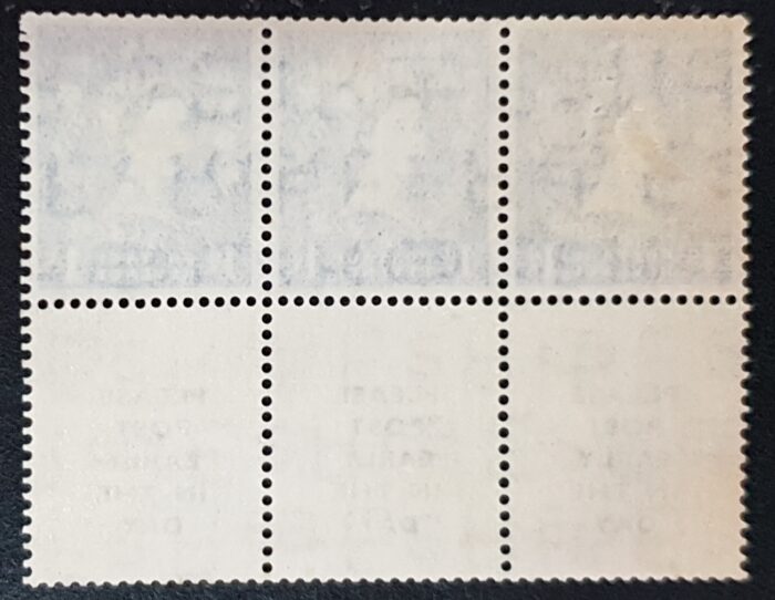Great Britain Queen Elizabeth II 1953 1d ultra Booklet Pane SG516awi Wmk. Inv. M/M - Image 2