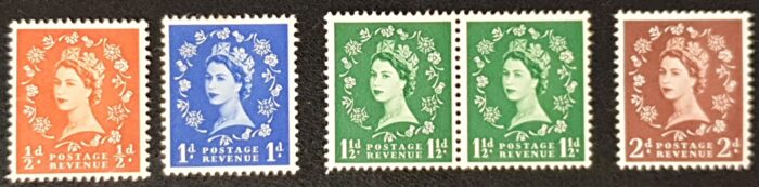 Great Britain Queen Elizabeth II 1952-54 Wmk. Tudor SG515-518 LMM