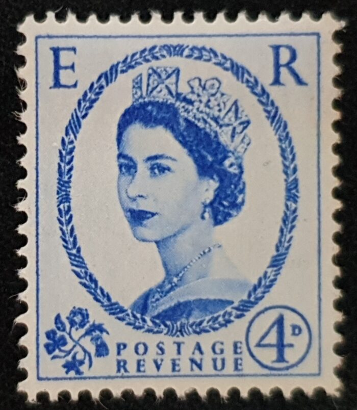 Great Britain Queen Elizabeth II 1953 SG521 4d ultramarine LMM