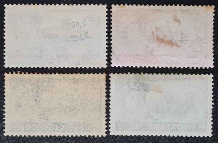 Great Britain Queen Elizabeth II 1959 SG595/8 Set of 4 De La Rue used - Image 2