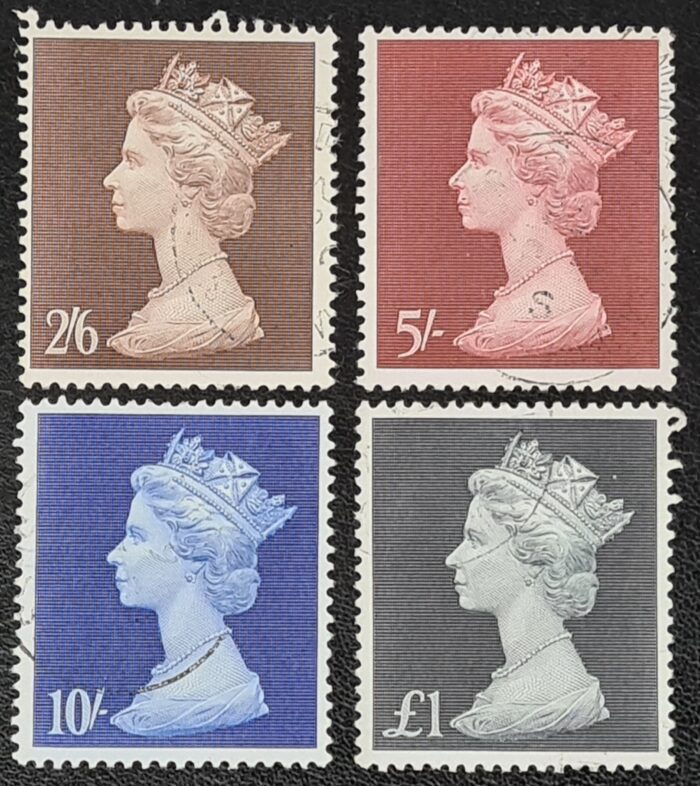 Great Britain Queen Elizabeth II 1969 SG787/90 Set of 4 Used