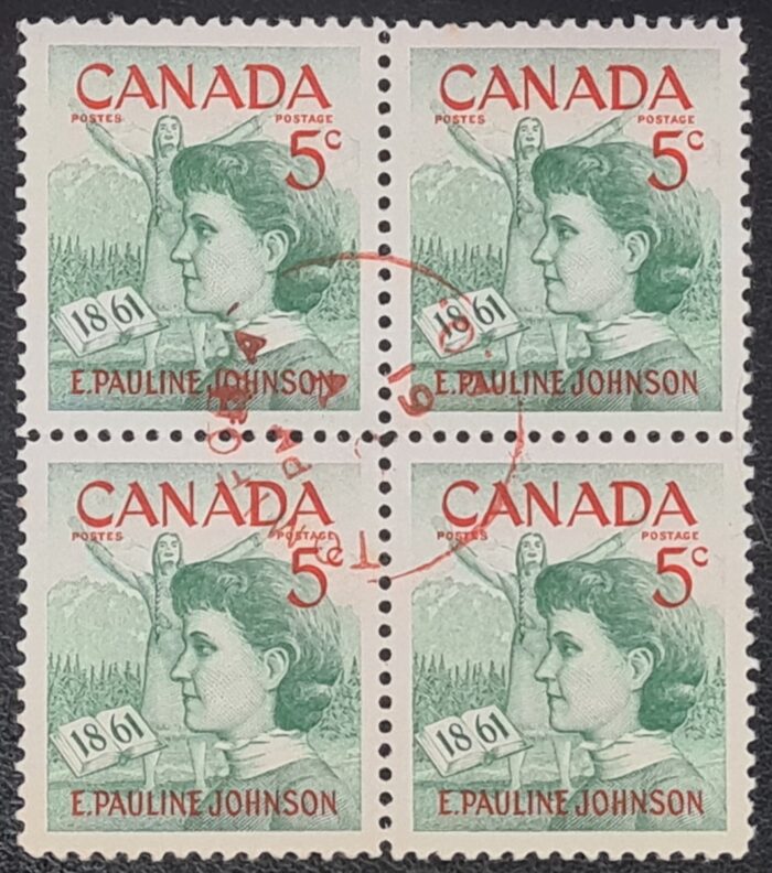 CANADA 1961 'E. Pauline Johnson' SG518 5c. CDS TOMIFOBIA Used