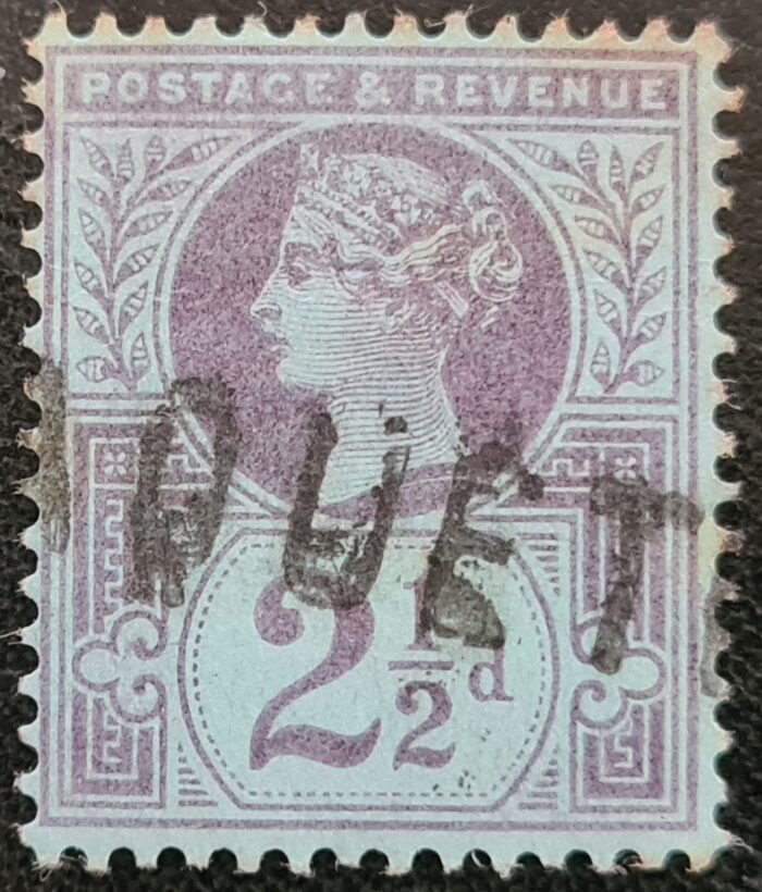 Great Britain Queen Victoria SG201 1887 2½d. purple/blue, Used Stamp