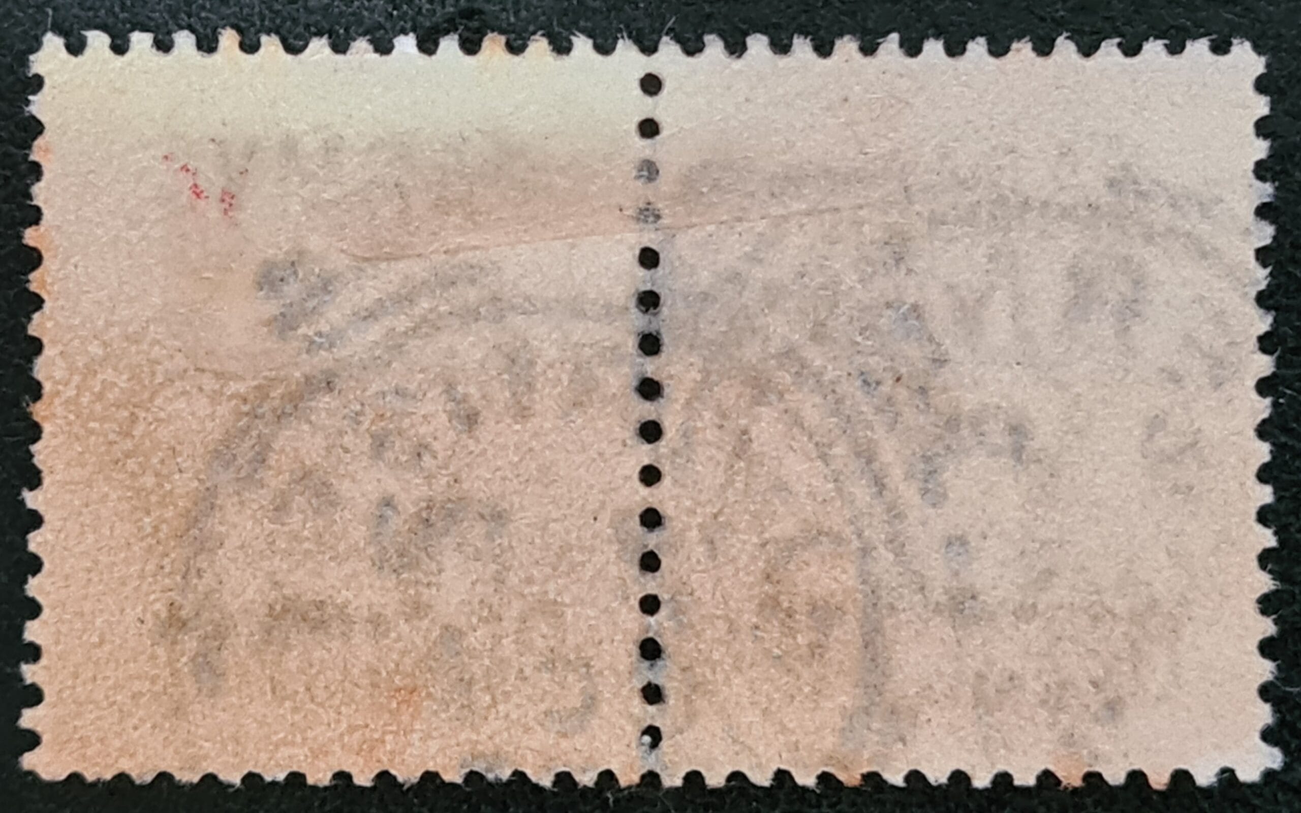 Great Britain Queen Victoria SG O43, 1d lilac DIE II, CDS GUERNSEY Pair Used - Image 2