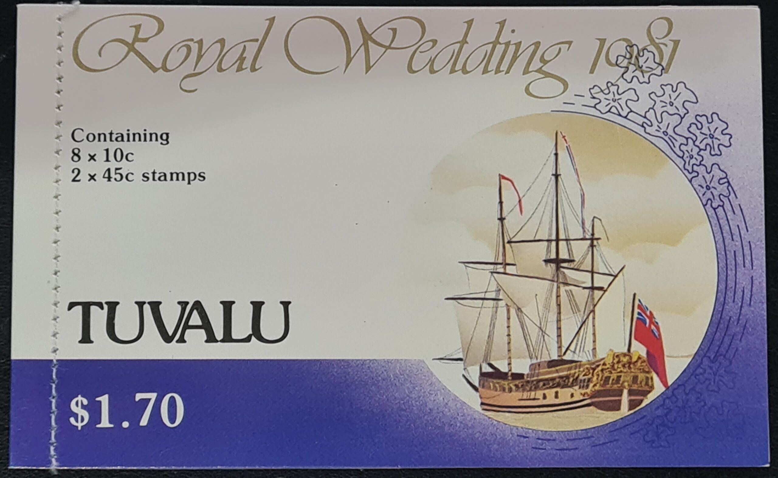 Tuvalu 1981 'Royal Wedding' Complete Booklet MNH