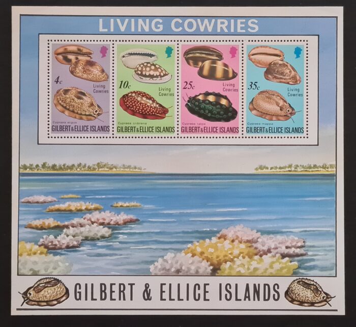 Gilbert & Ellice Islands 1975 SG251 Cowrie Shells MS MNH