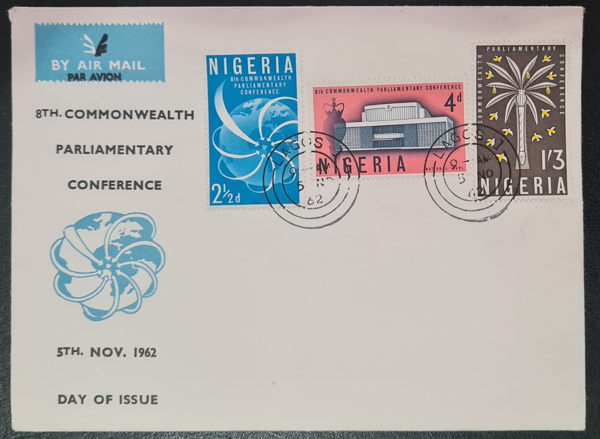 Nigeria 1962 'Parliamentary Conference' FDC LOGOS 5/11/62