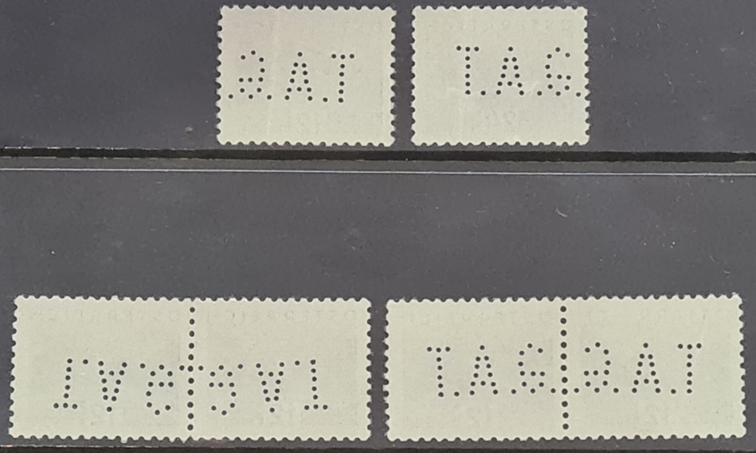 Austria 1932 SG679/683 Perfin. T.A.G MNH - Image 2