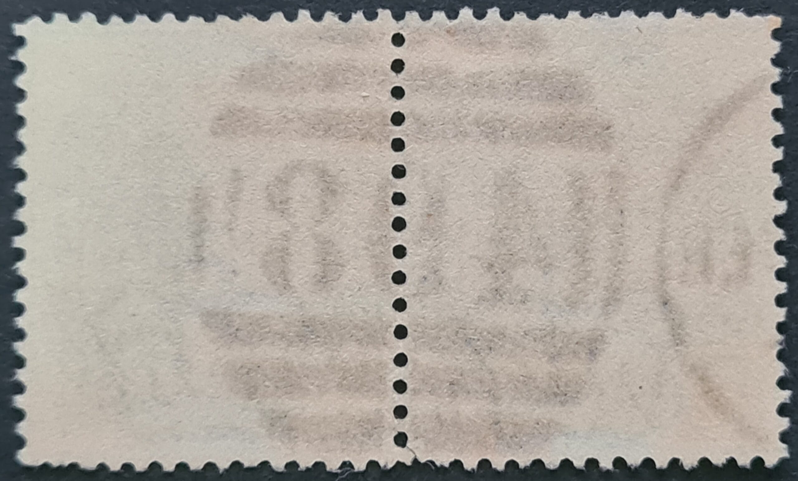 Great Britain Queen Victoria 1884 SG192 4d dull green AD-AE Pair Used Stamps - Image 2