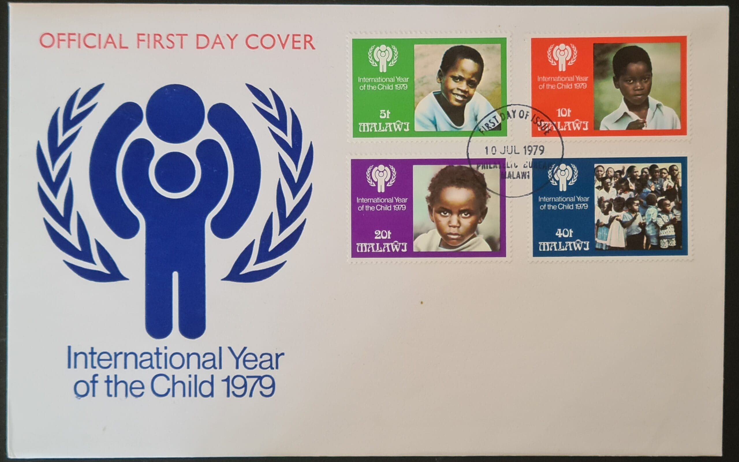 Malawi 1979 'International Year of the Child' SG602/5 FDC