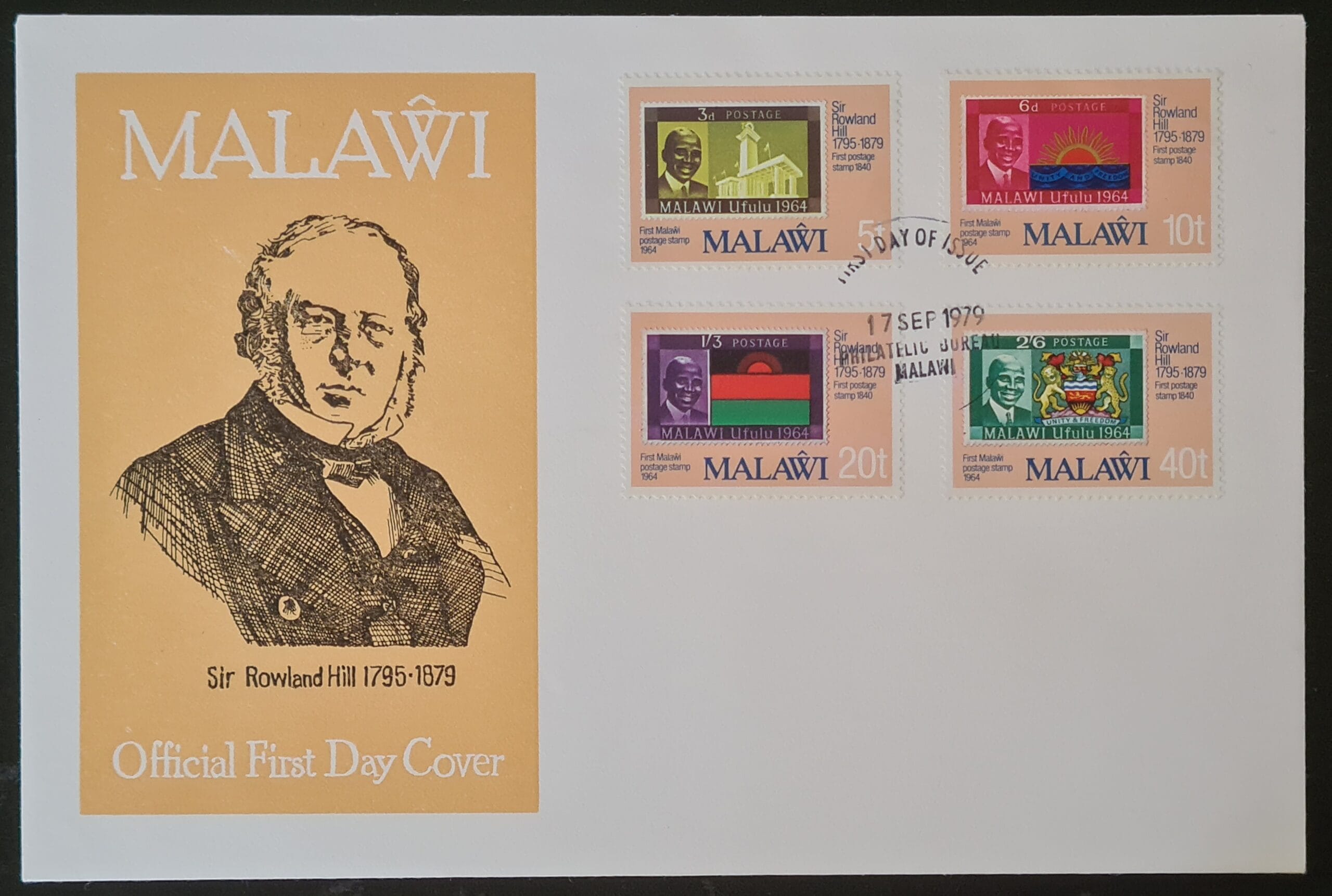 Malawi 1979 'Sir Rowland Hill' SG606/9 FDC