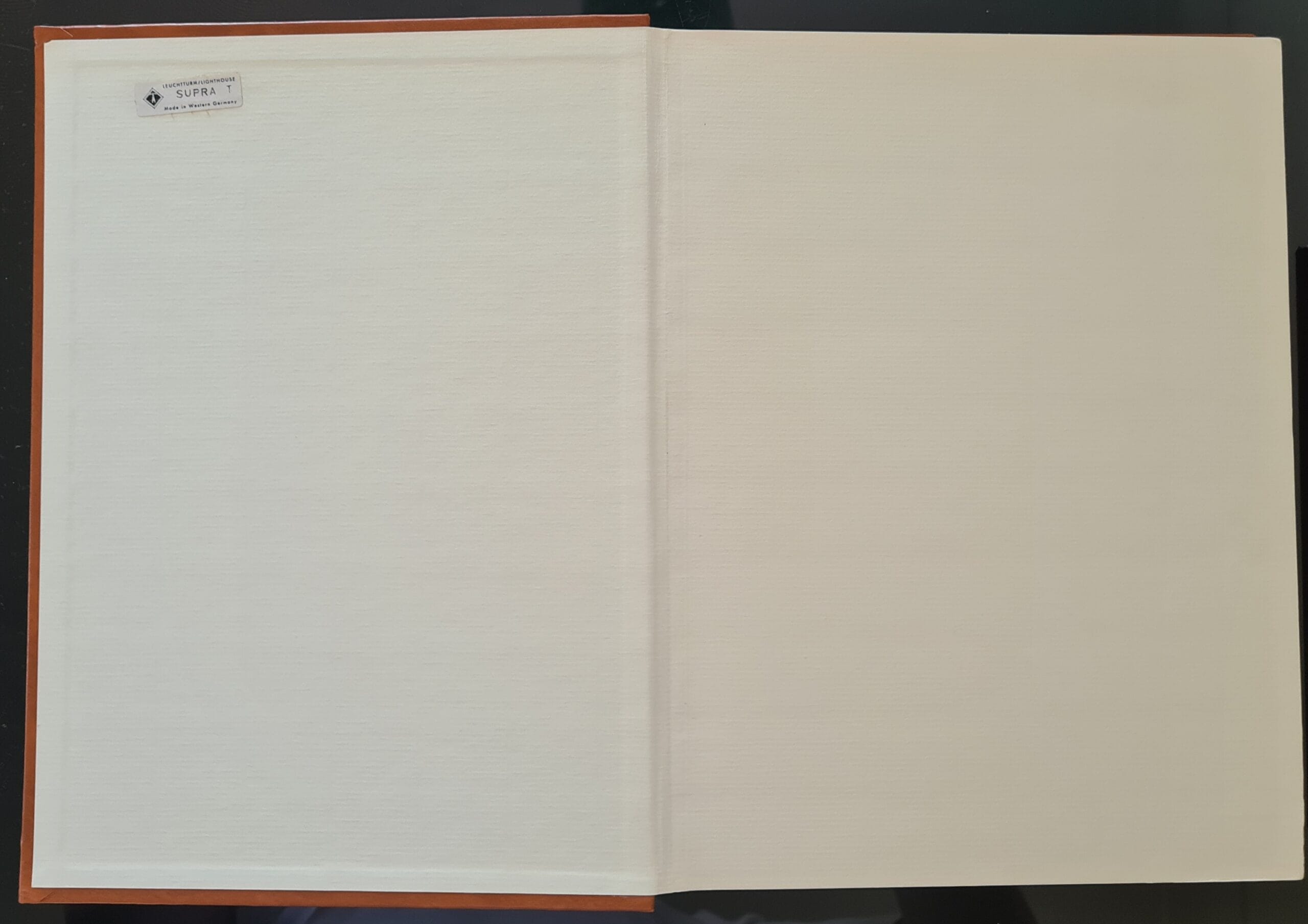 Stamp Album Lighthouse (Made in Western Germany) Empty 16x Stock Leaves - Image 5