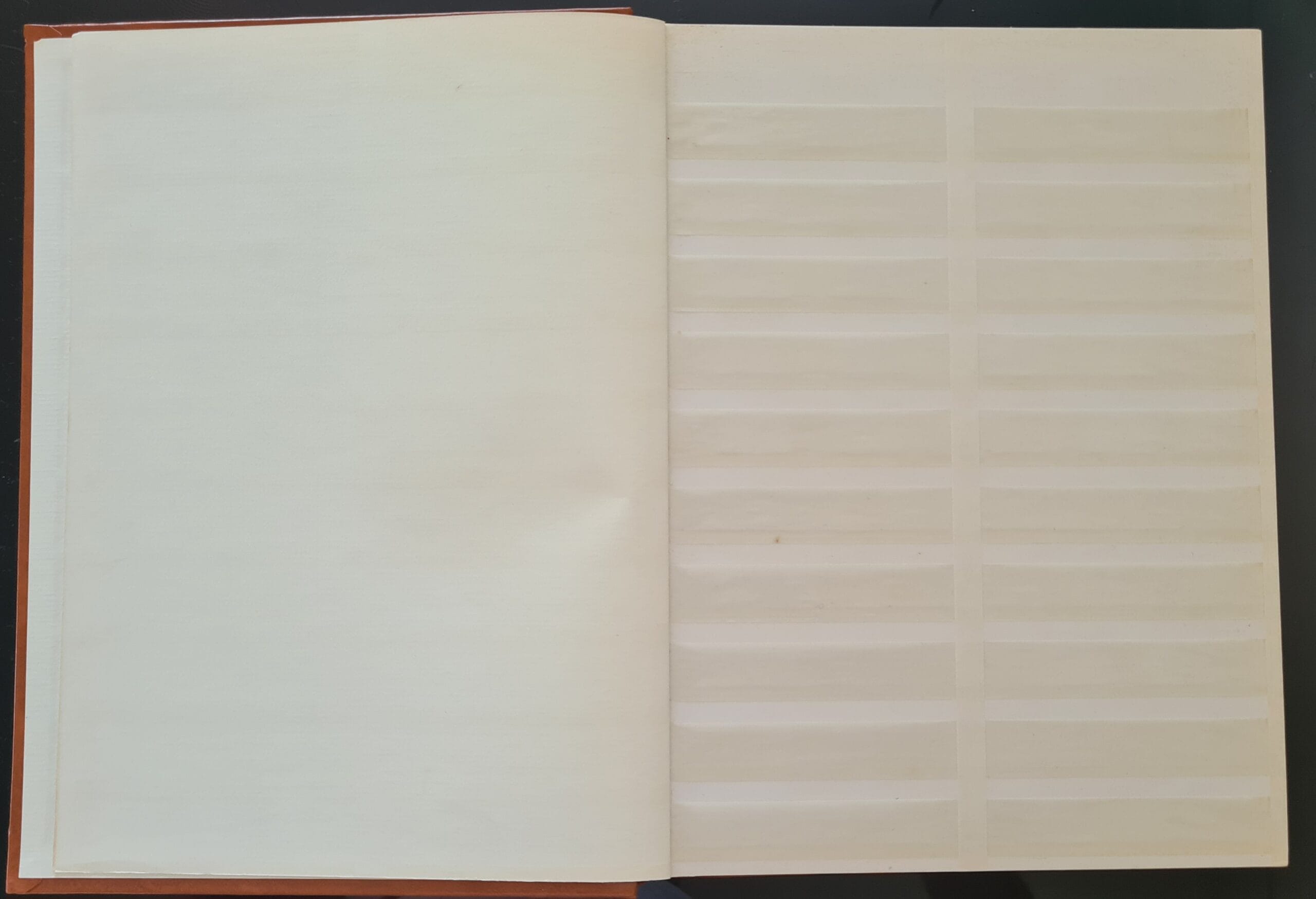 Stamp Album Lighthouse (Made in Western Germany) Empty 16x Stock Leaves - Image 4