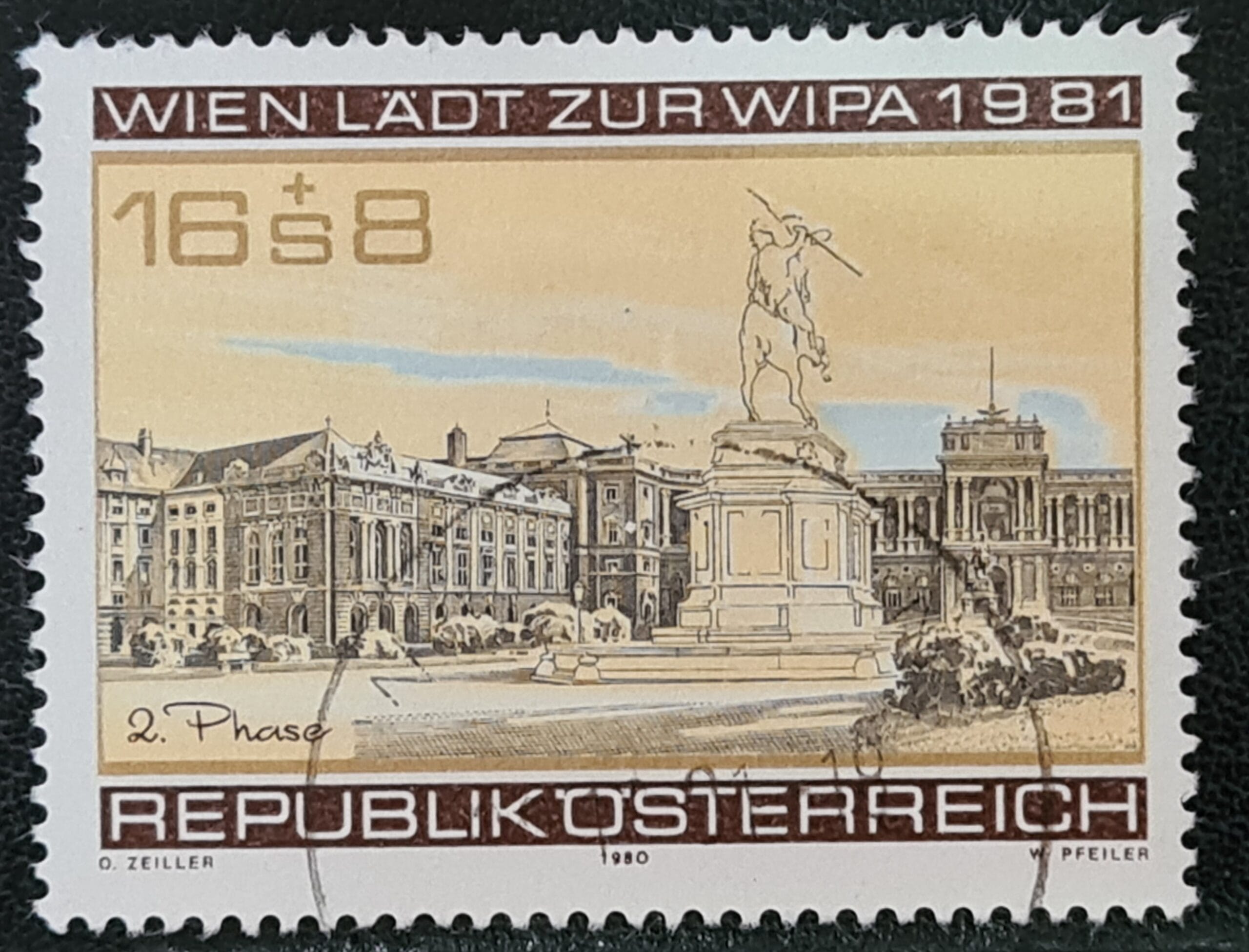 Austria 1980 'WIPA 1981' SG1890 Used Single Stamp