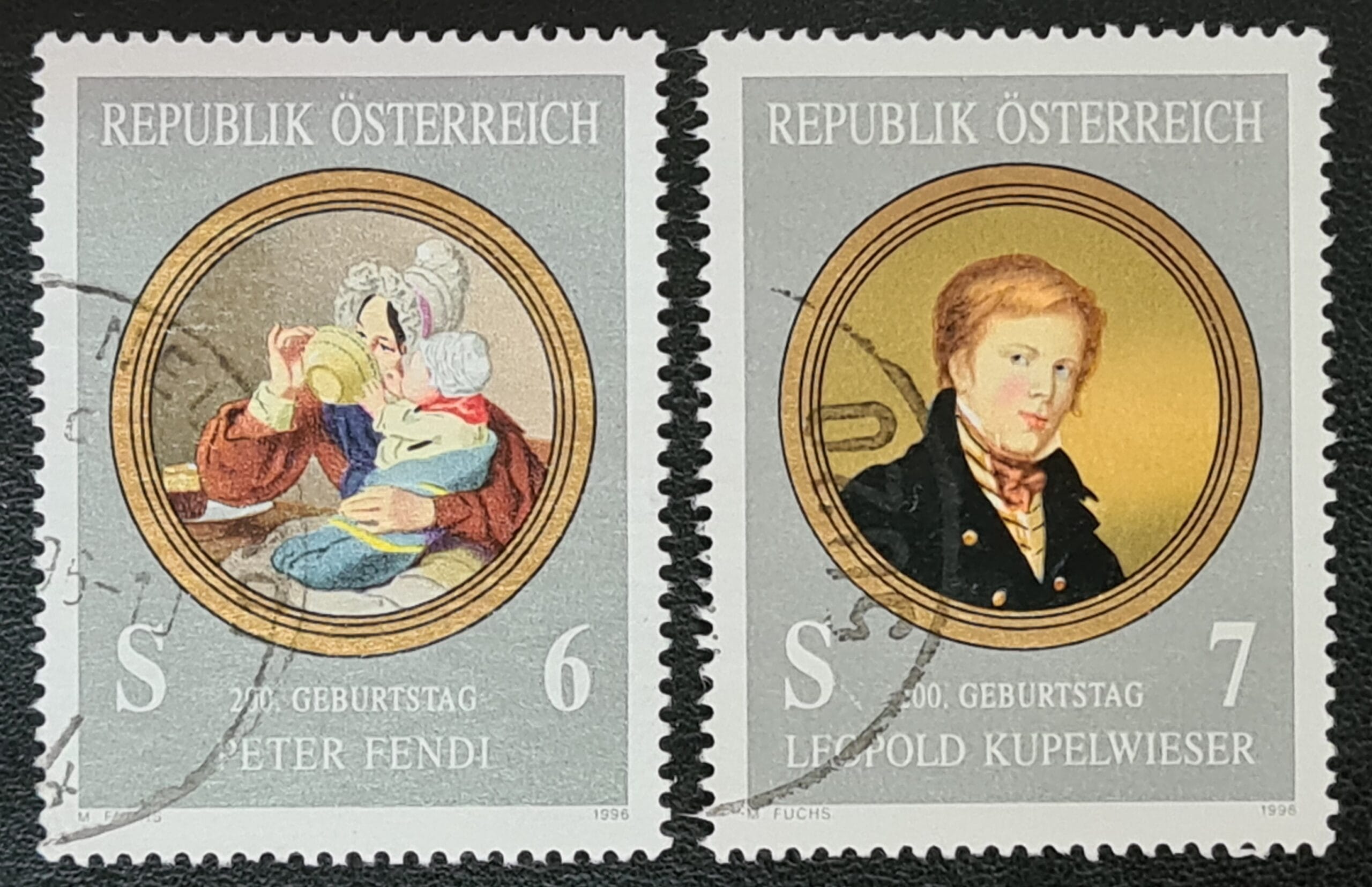 Austria 1996 'Artists' SG2423-2424 Set of 2 used