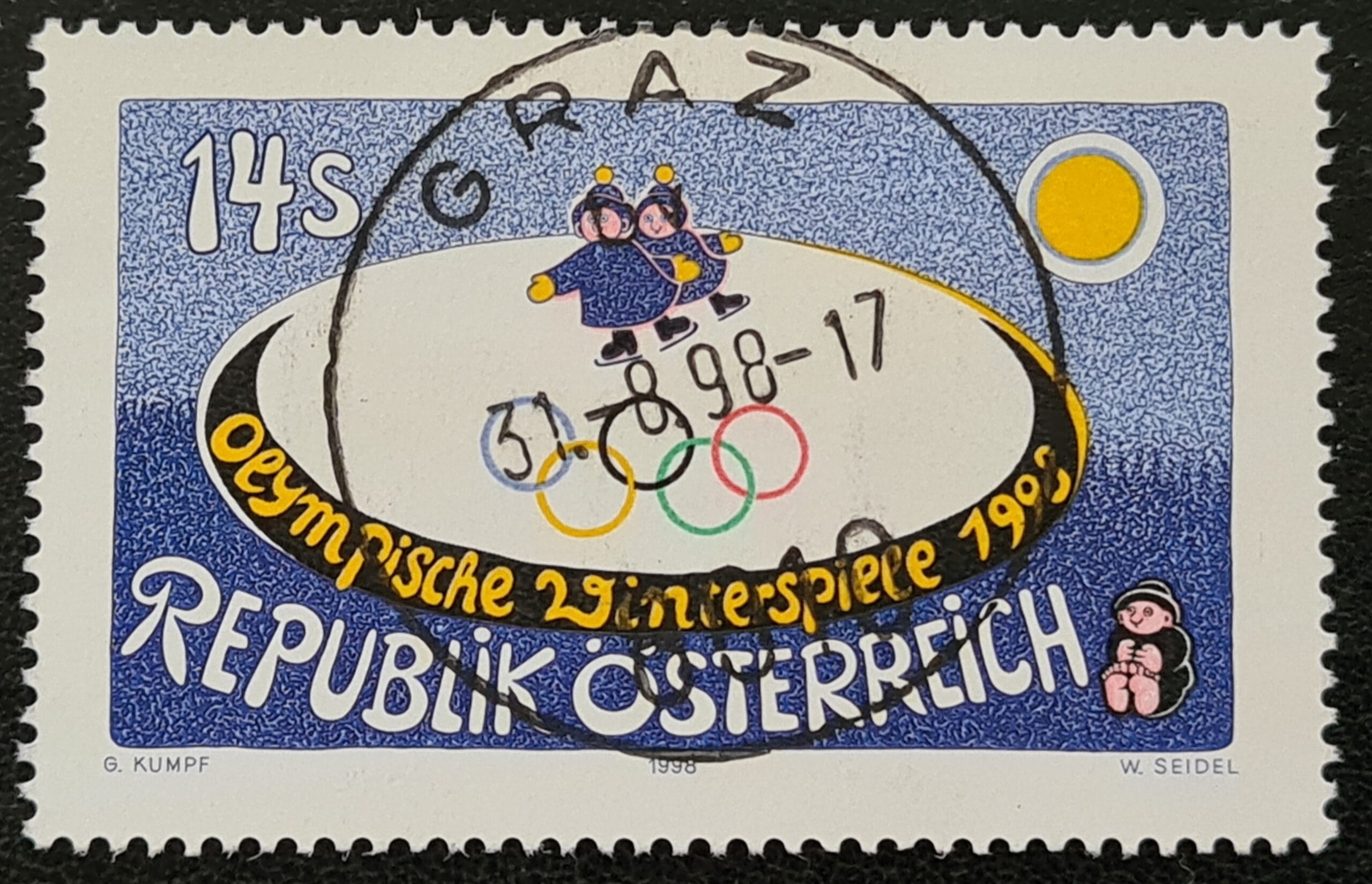 AUSTRIA 1998 'Winter Olympic Games' SG2496 used