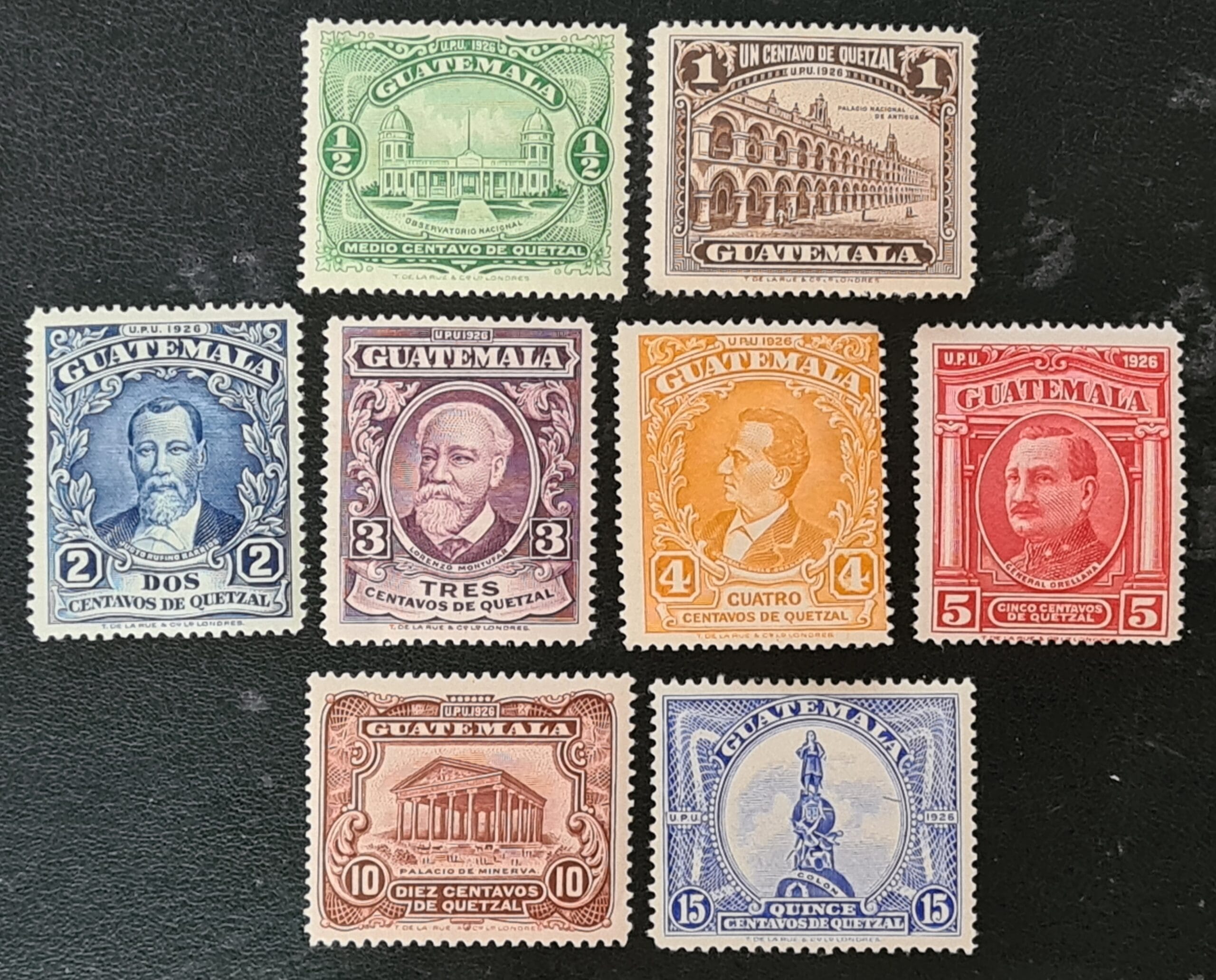 Guatemala 1929 SG227-234 Part Set Mounted Mint Stamps
