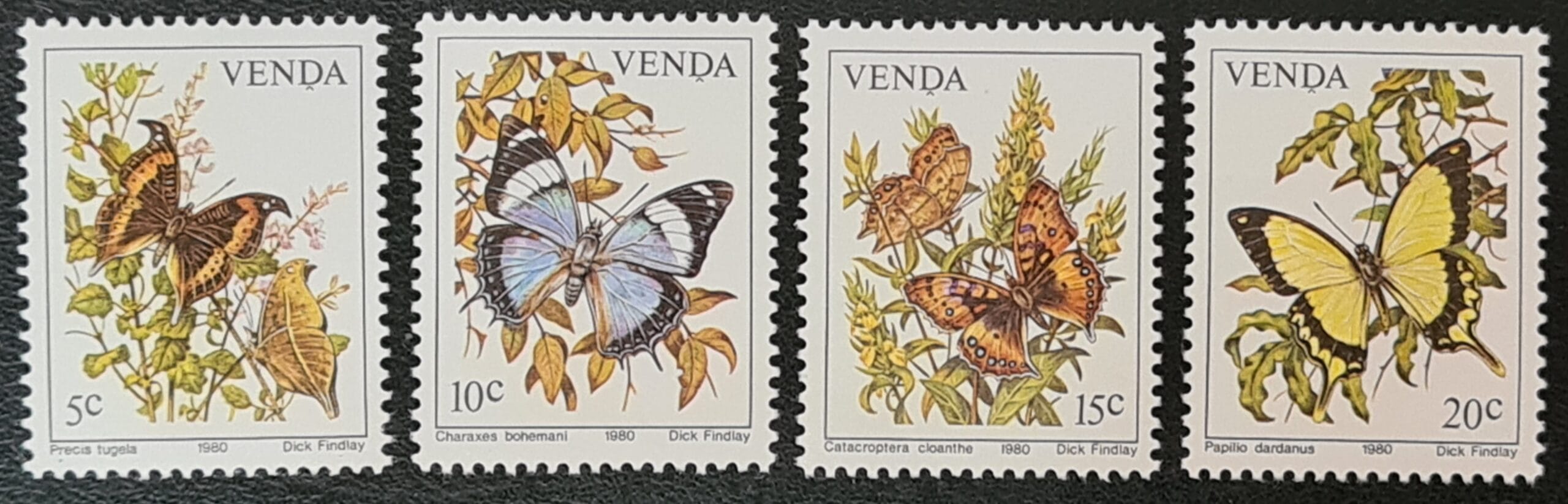 Venda 1990 'Butterflies' SG34-37 Set of4 MNH