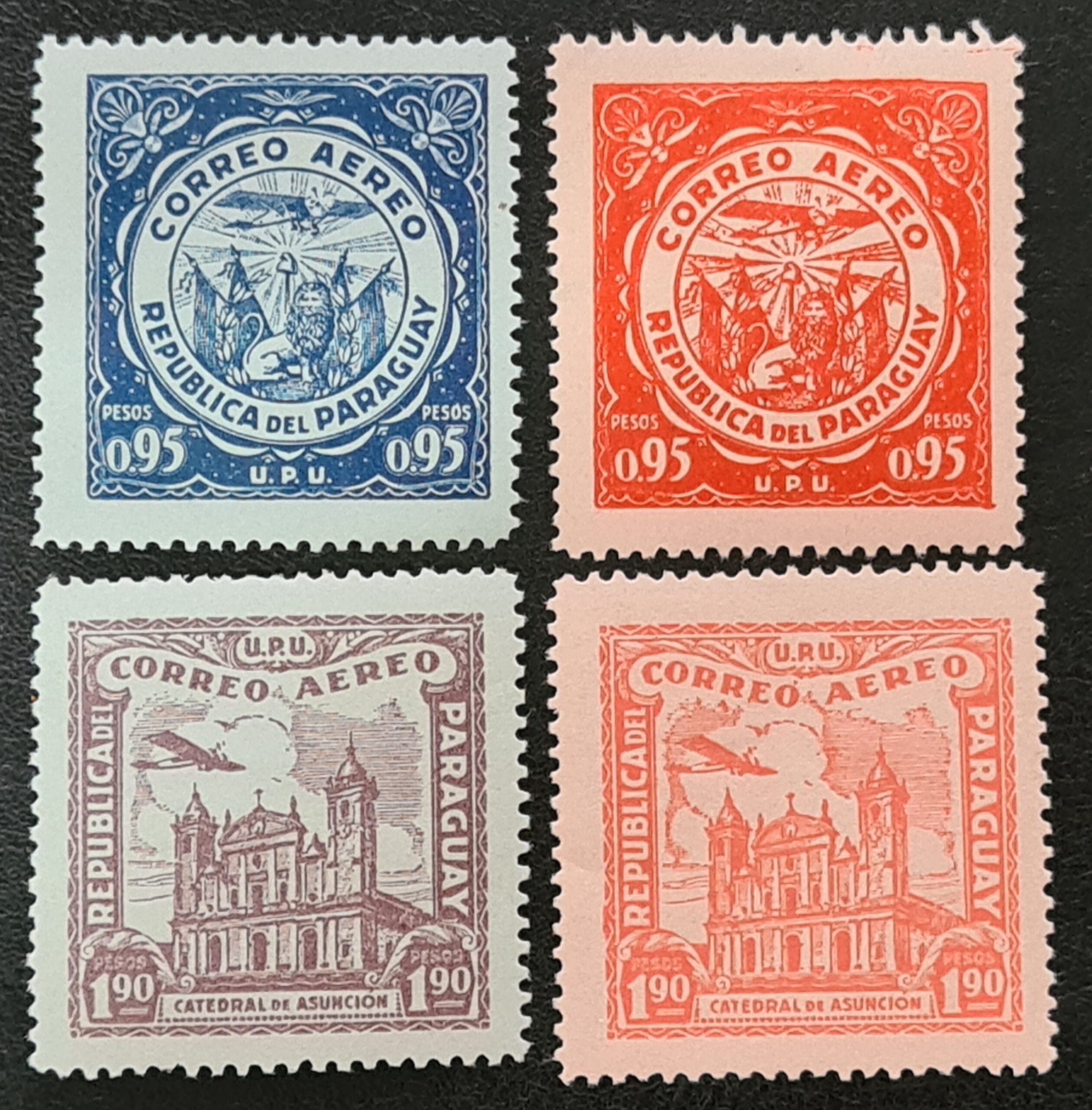 Paraguay 1930 'Air' SG374-377 Part Set Mounted Mint Stamps