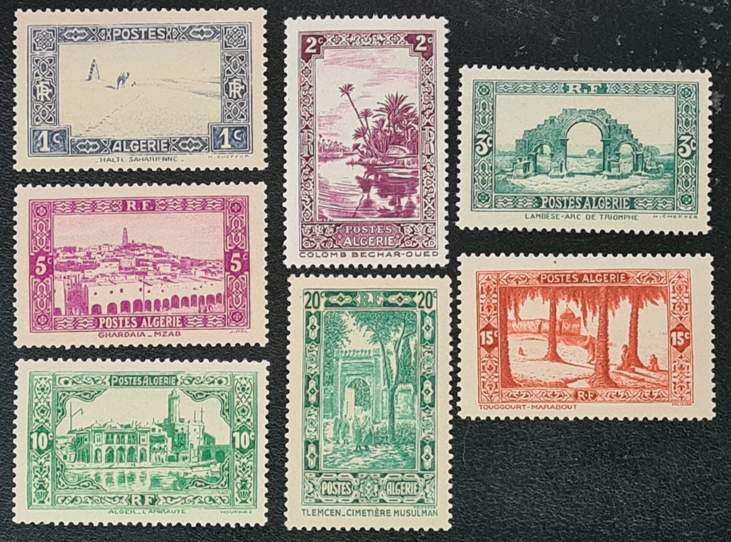 Algeria 1936 SG107-113 Part Set M/M-MNH