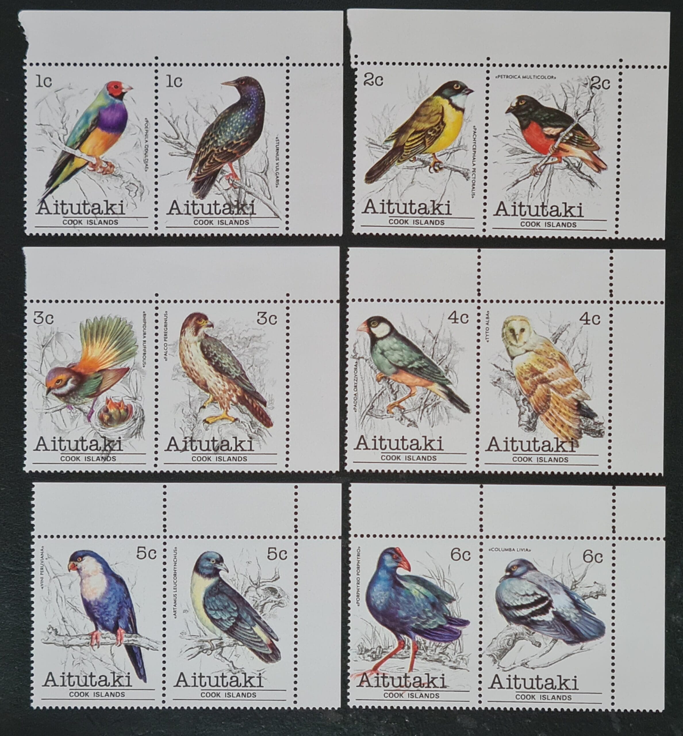 AITUTAKI 1981 'Birds (1st Series)' SG317-328 Part Set MNH