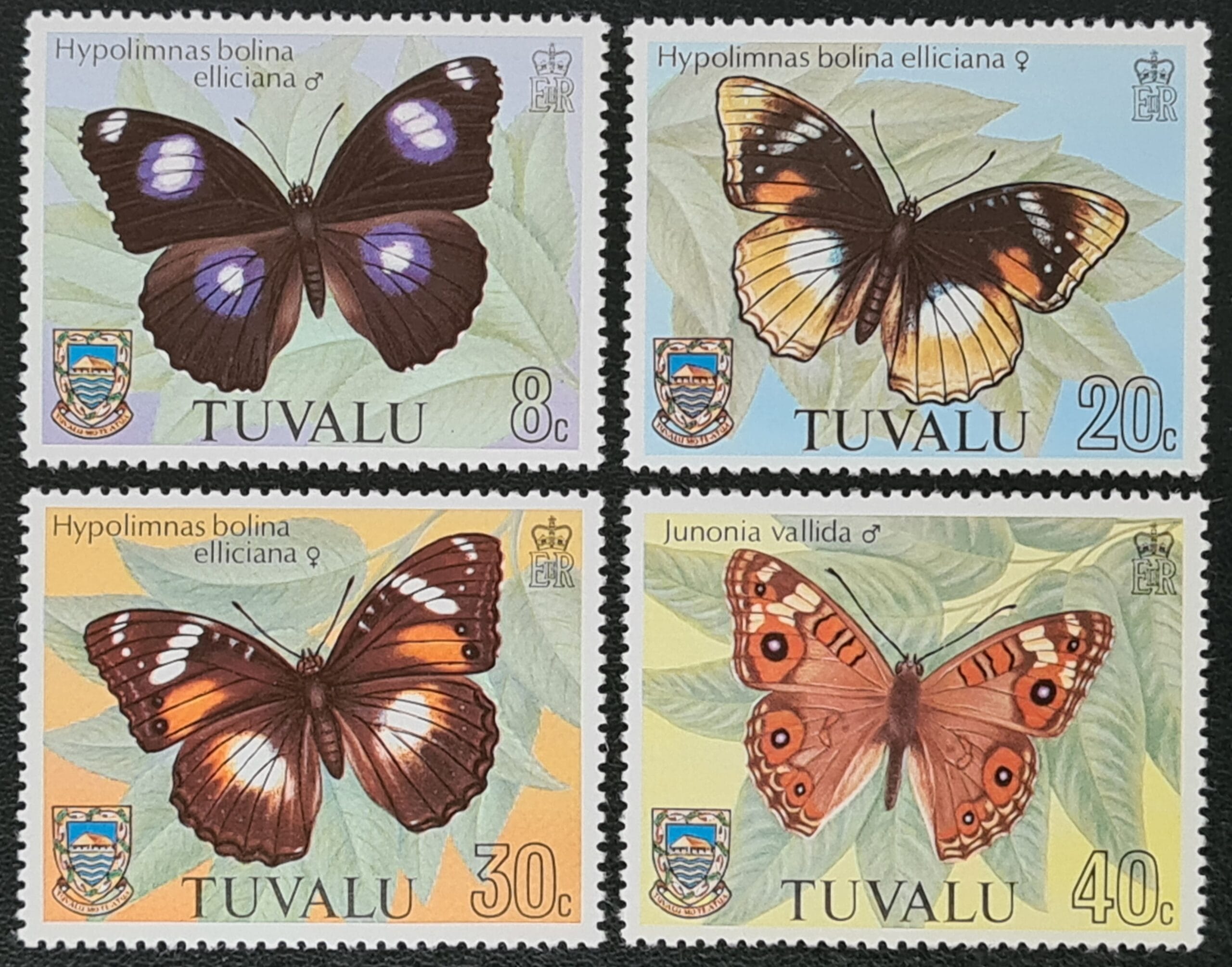 Tuvalu 1981 'Butterflies' SG158-161 Set of 4 MNH