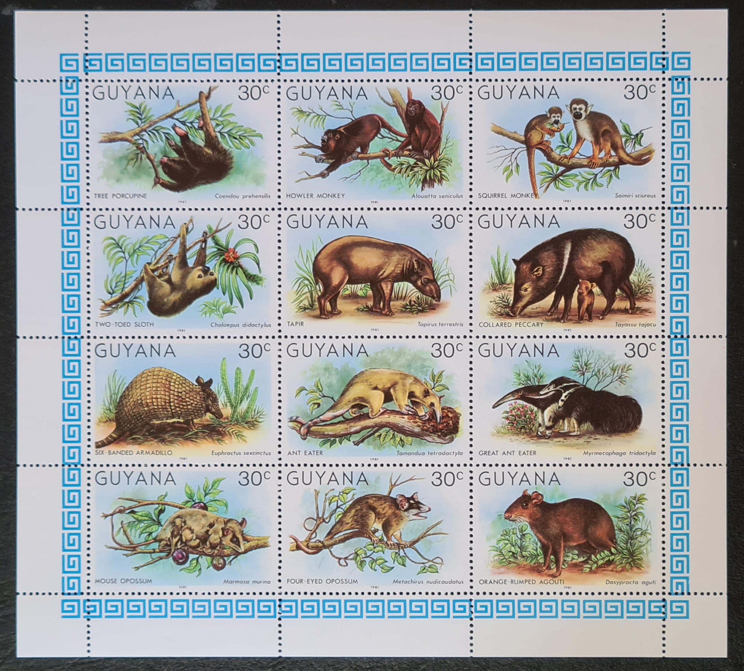 Guyana 1981 'Wildlife' Miniature Sheet MNH