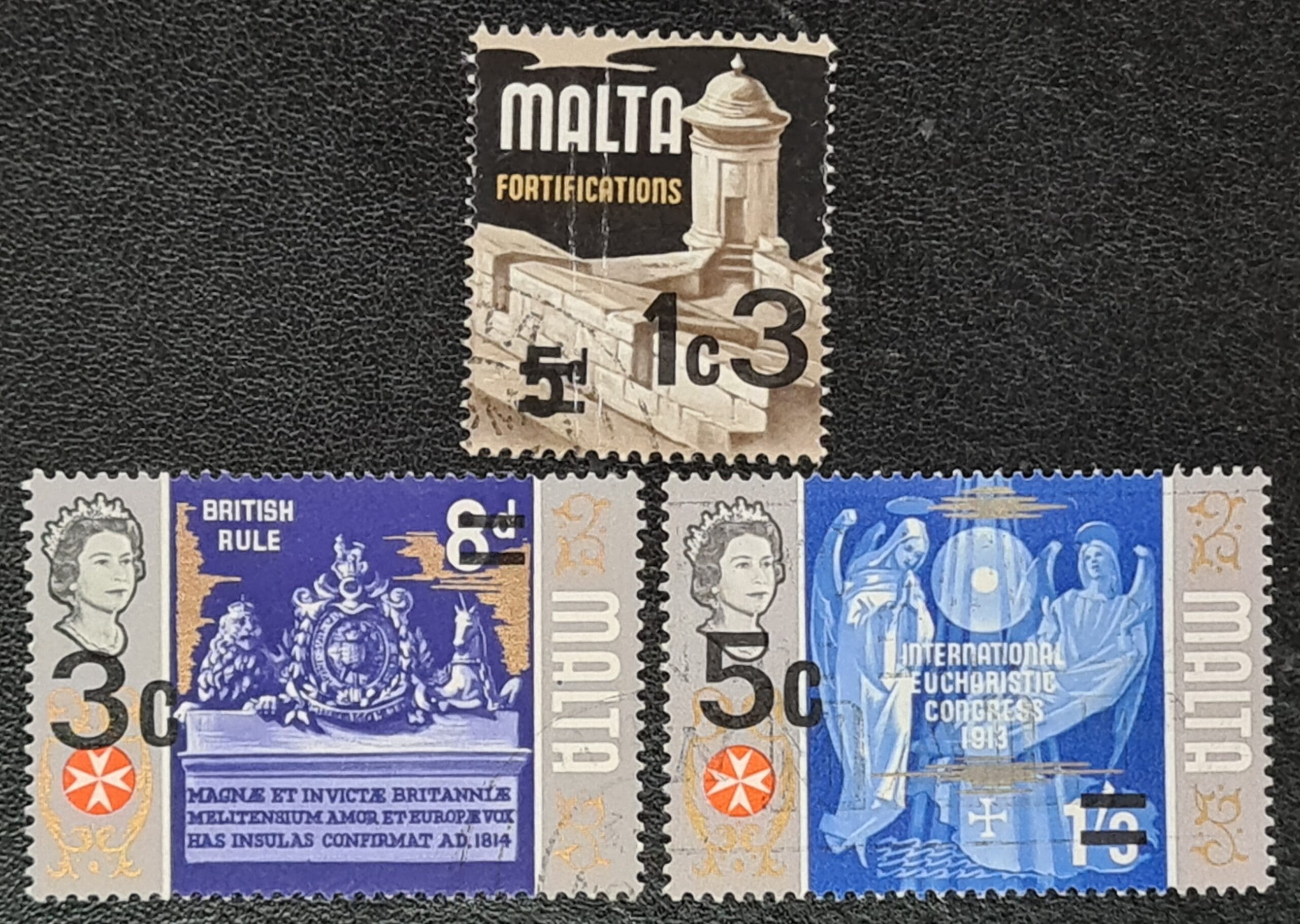 Malta 1972 SG475-477 Set of 3 MNH