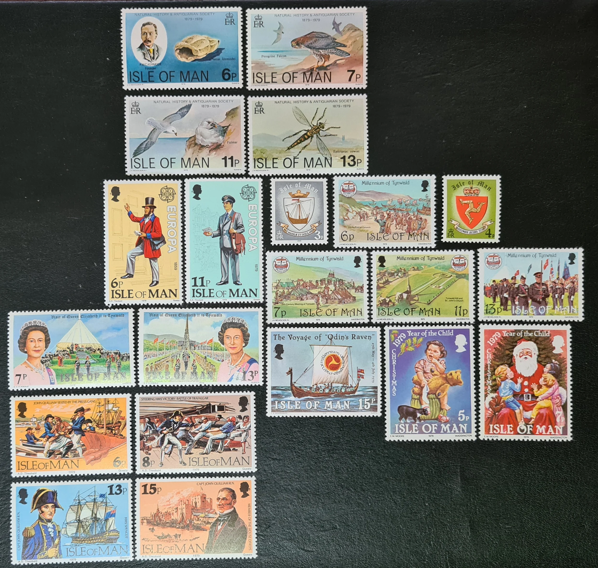 Isle of Man 1979 Year Set SG144-SG164 MNH