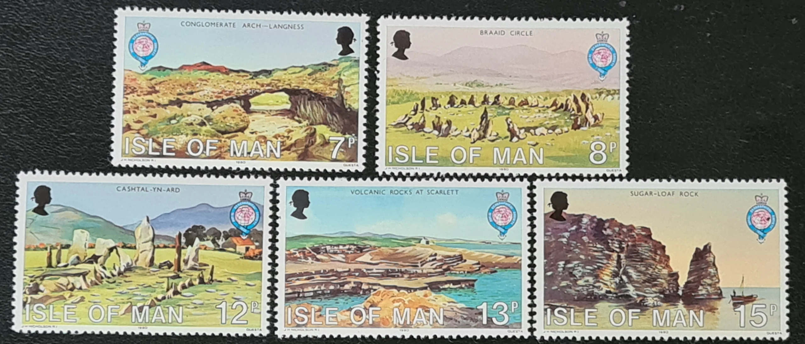 Isle of Man 1980 'Royal Geographical Society' SG165/169 Set of 5 MNH