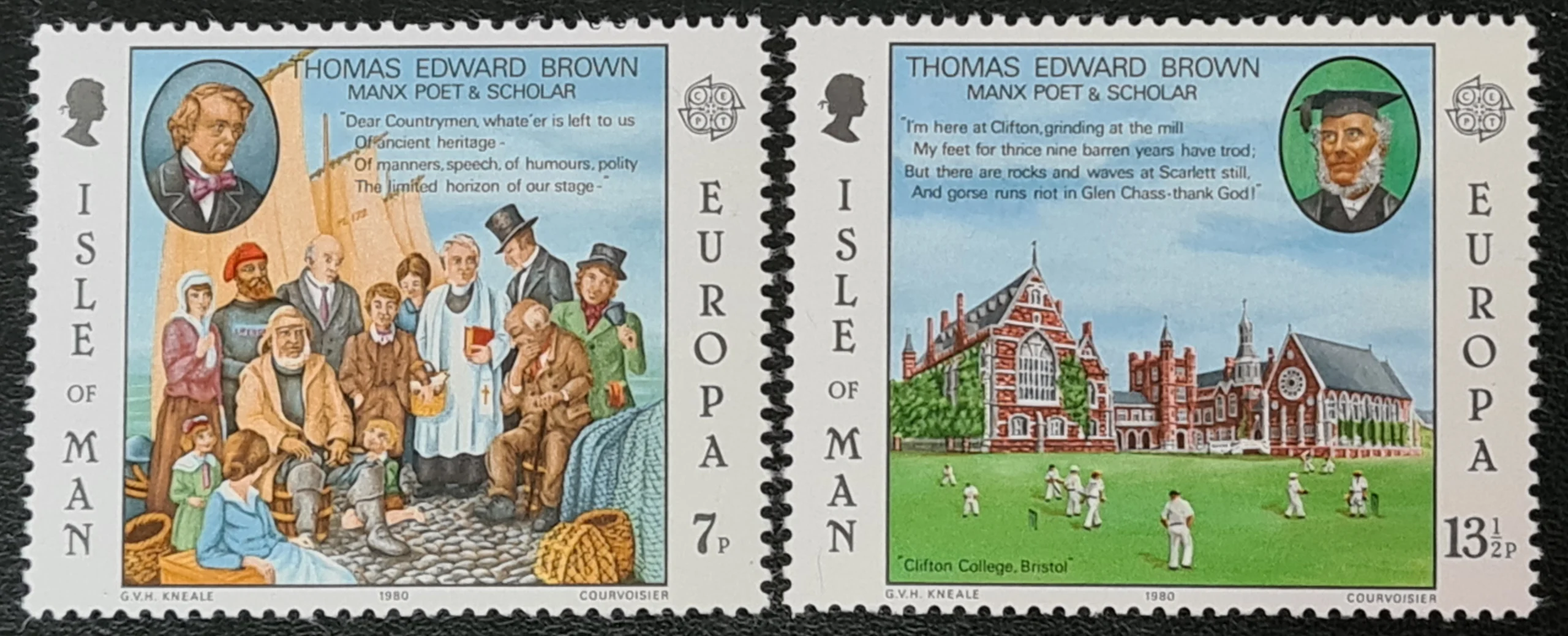 Isle of Man 1980 'Europa' SG177/8 Set of 2 MNH