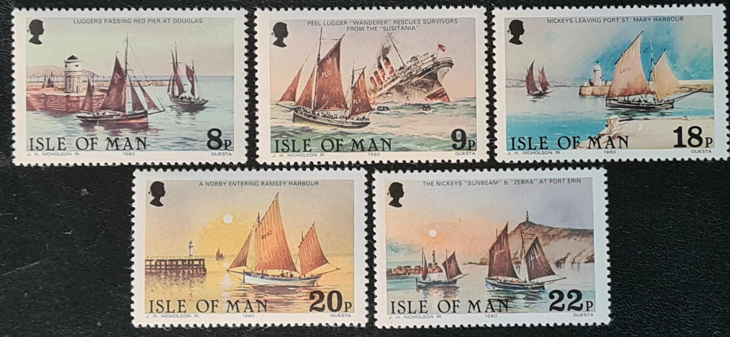 Isle of Man 1981 'Royal National Mission' SG190-194 Set of 5 MNH