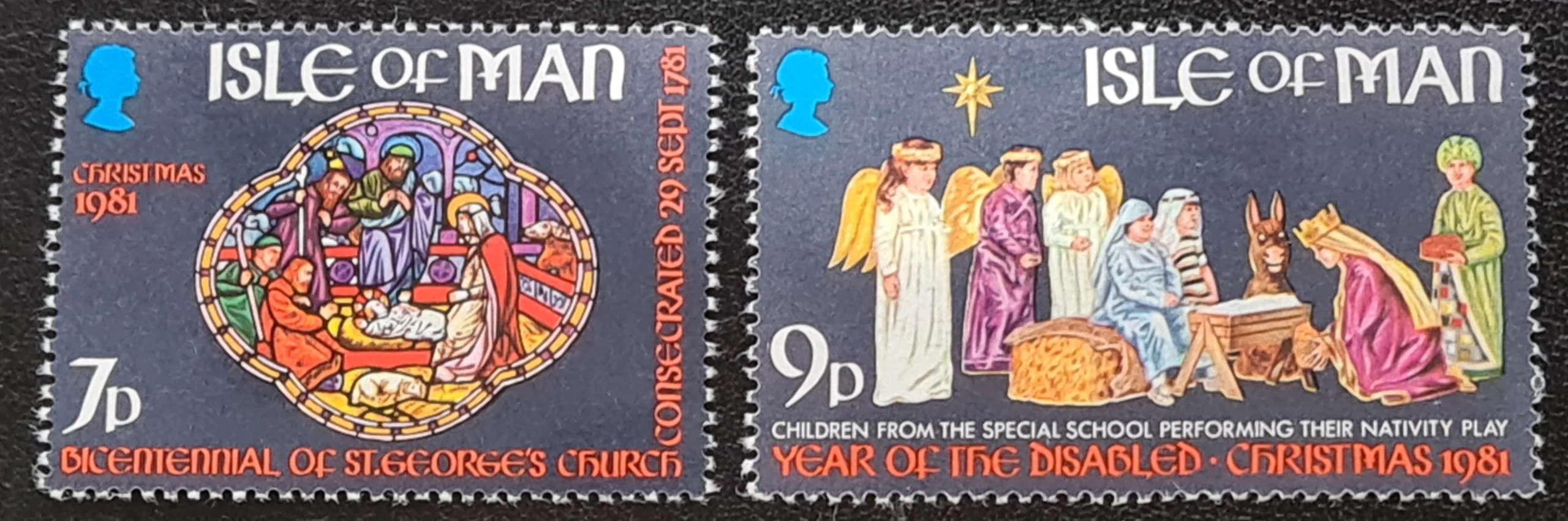Isle of Man 1981 'Christmas' SG209-210 MNH