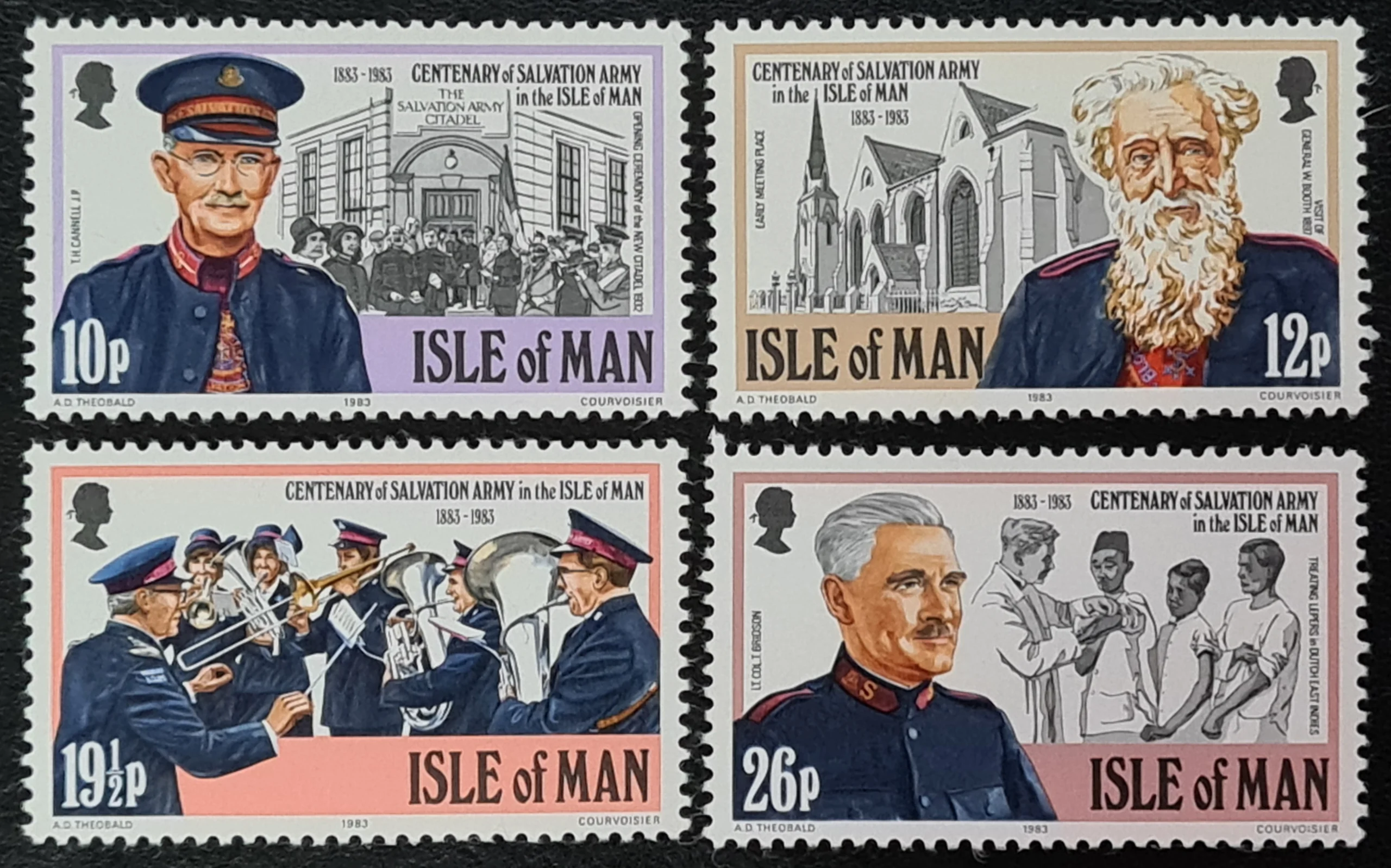 Isle of Man 1983 'Salvation Army' SG228-231 Set of 4 MNH