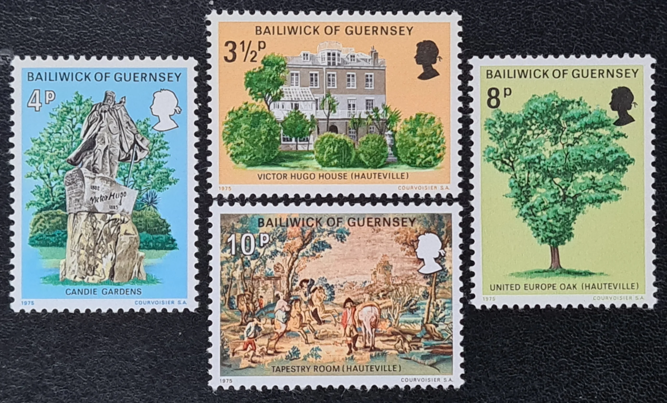 Guernsey 1975 'Victor Hugo' SG126-129 Set of 4 LMM