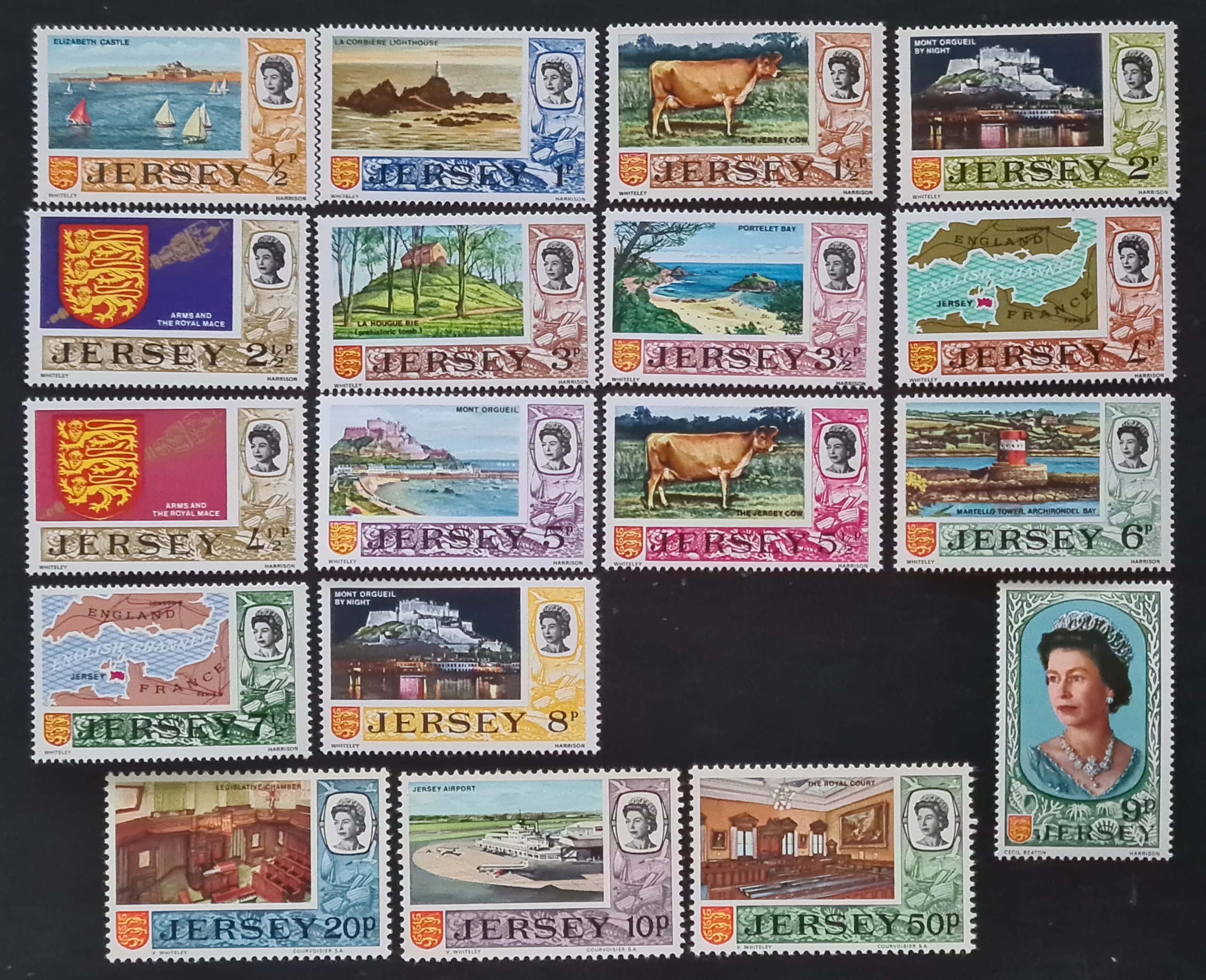 Jersey 1970-1974 'Decimal Currency' SG42-56 LMM