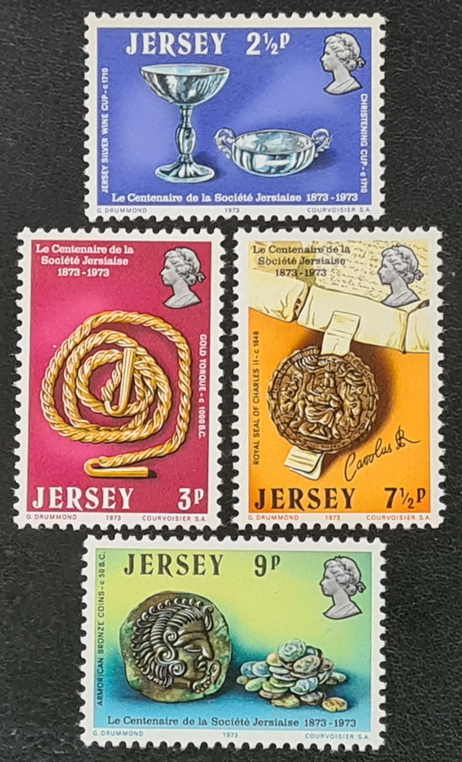 Jersey 1973 'Centenary of La Societe Jersiaise' SG85-88 LMM