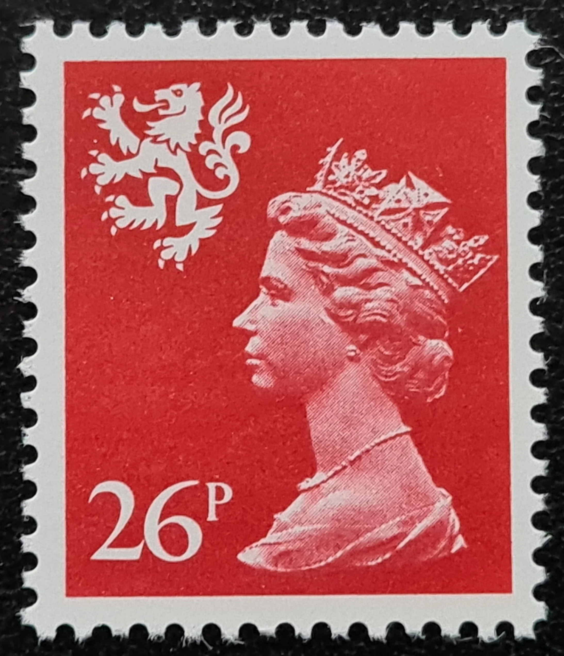 Great Britain Queen Elizabeth II Scotland SG S49 26p Rosine Regional Machin Definitive MNH
