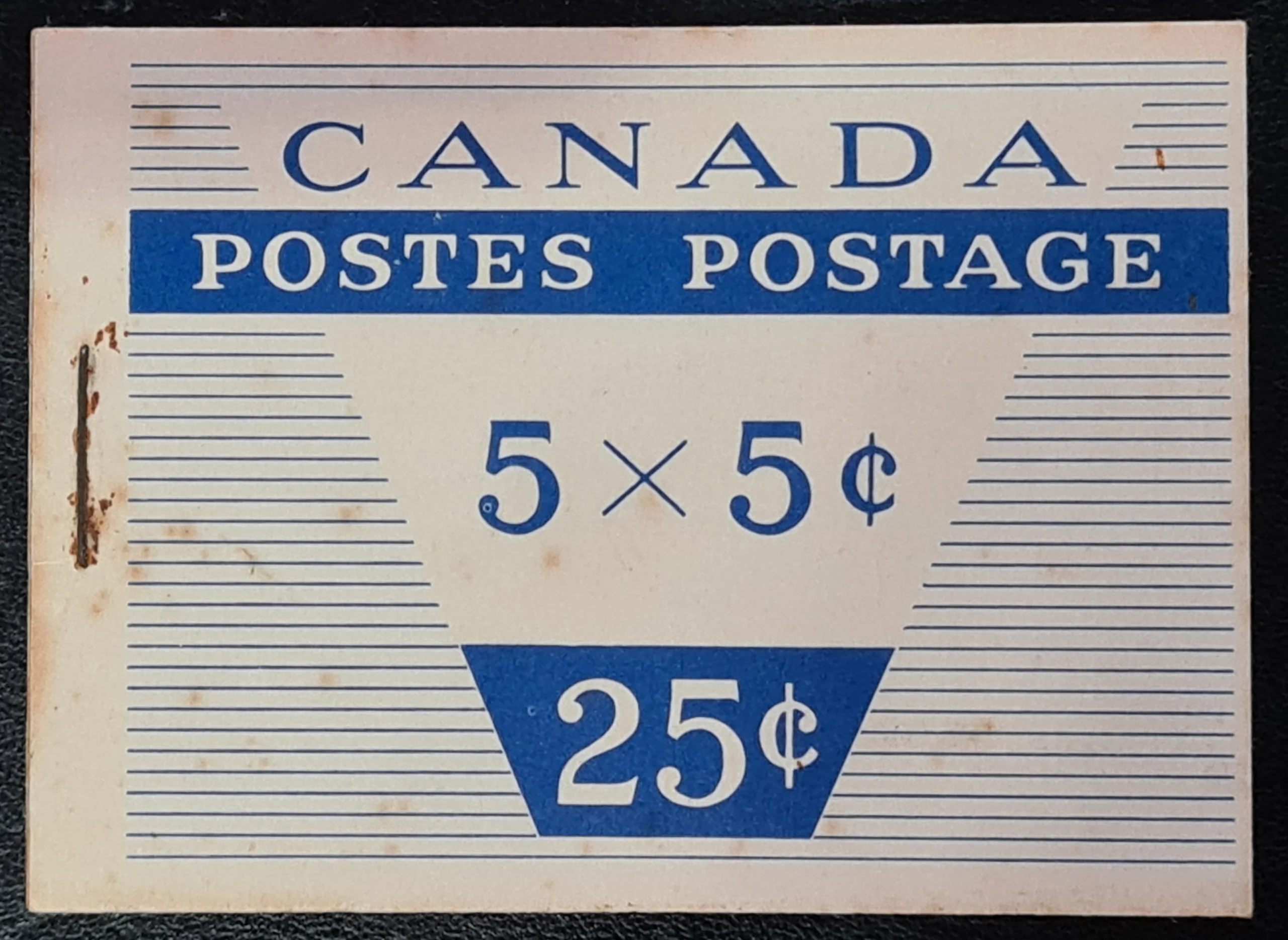 Canada QEII 1963 Booklet 25c. #405pi. MNH